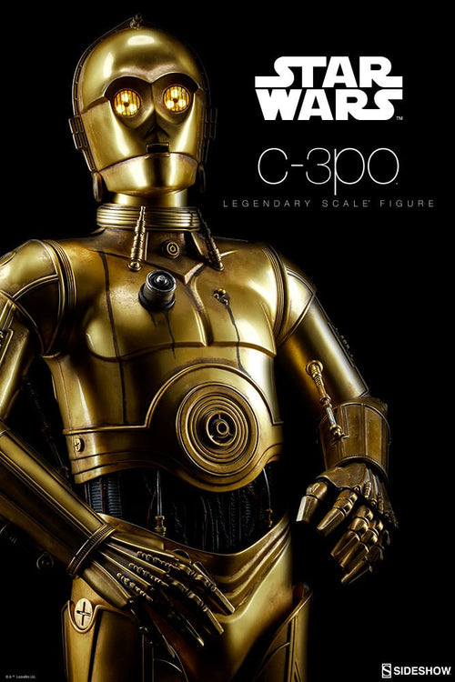 C-3PO Legendary Scale™ Figure by Sideshow Collectibles (displayed)