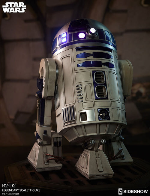 R2-D2 Legendary Scale™ Figure by Sideshow Collectibles (displayed)
