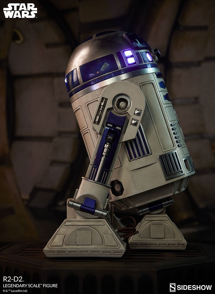 R2-D2 Legendary Scale™ Figure by Sideshow Collectibles (displayed)