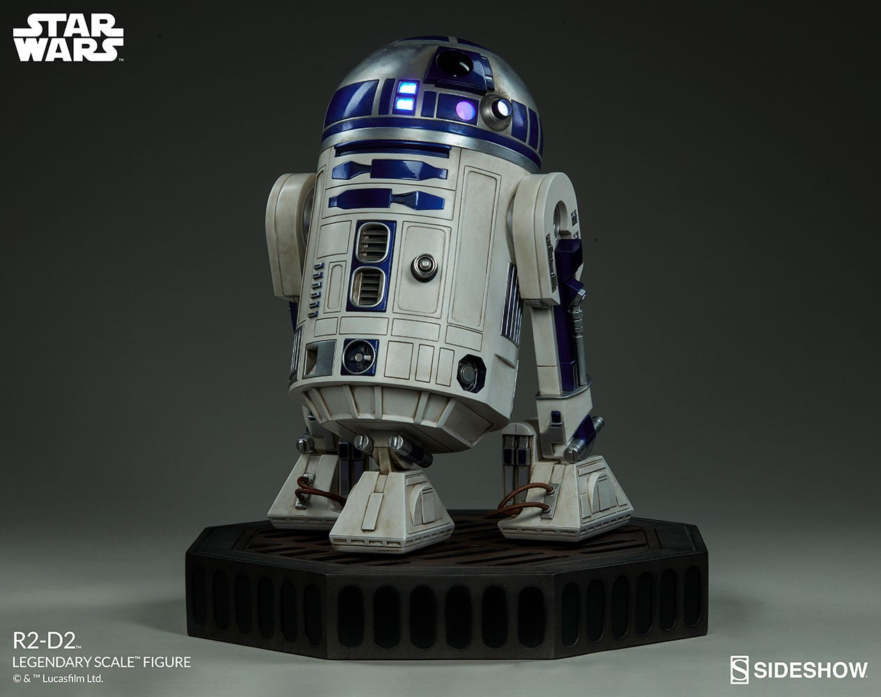 R2-D2 Legendary Scale™ Figure by Sideshow Collectibles (displayed)